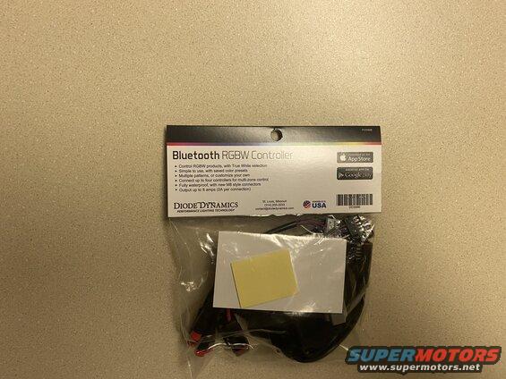 RGBW Multicolor 5050SMD LED strips #DD2251 and RGBW Bluetooth controller #DD3066 from Diode Dynamics for the accent lighting.