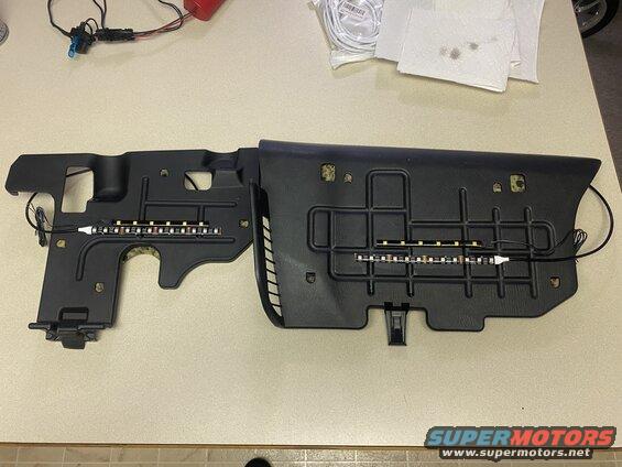 Both panels with LED strips added.