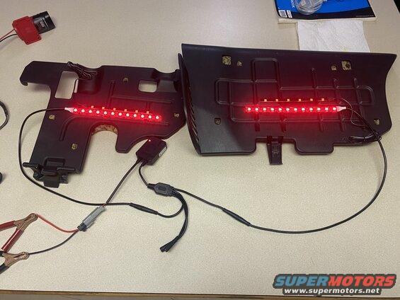 Test of the RGBW strips