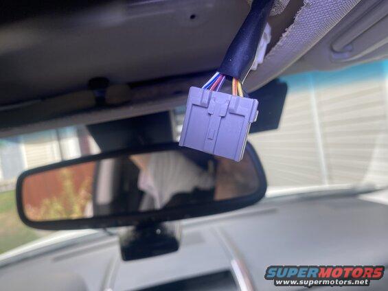 The hole and wiring.