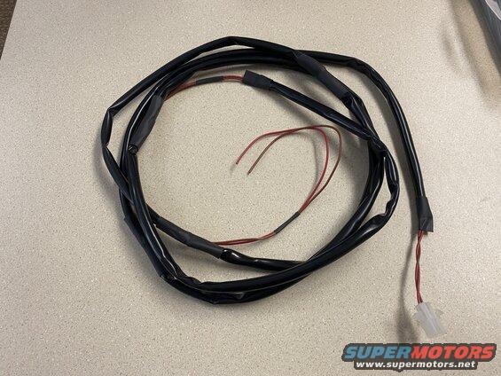 Wiring harness done.