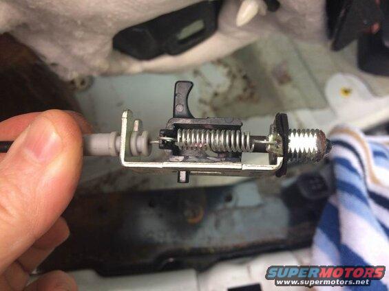 The release mechanism.