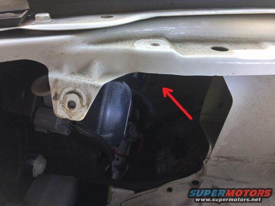 Right side: the low beam housing is right next to the fender. Twist off the weather cap, twist off the electrical connector, unclip the two bulb retainer arms (push in each arm so it can move outwards), pivot the retainer downwards and pull the bulb out.
