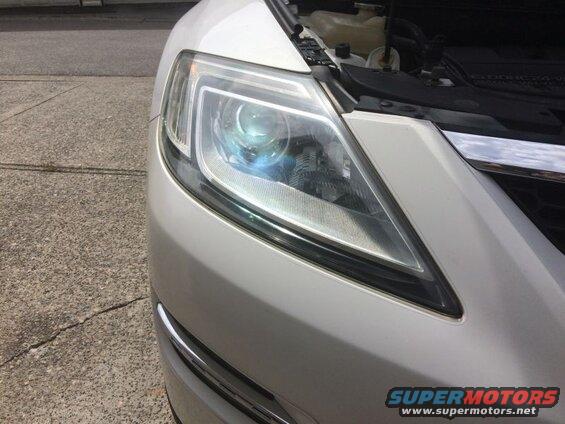 Low beams on (they aren't that blue).