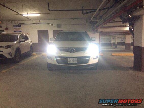 Low beams.