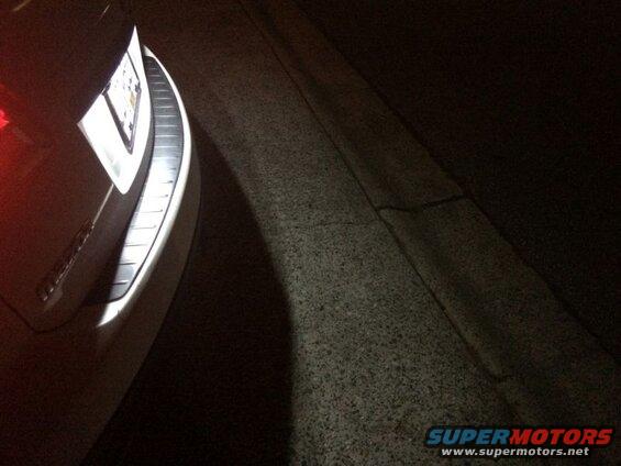 Changed the license plate lights to LED.....