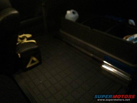 Stock vs LED, cargo area.