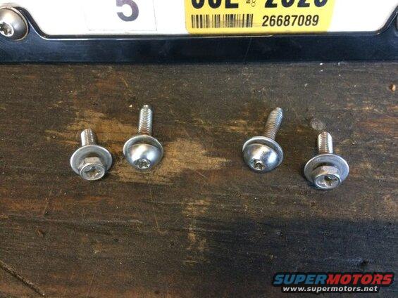 Had a few more of the bolts, and turns out they were the same thread as the stock ones. Just had to cut them down to length.