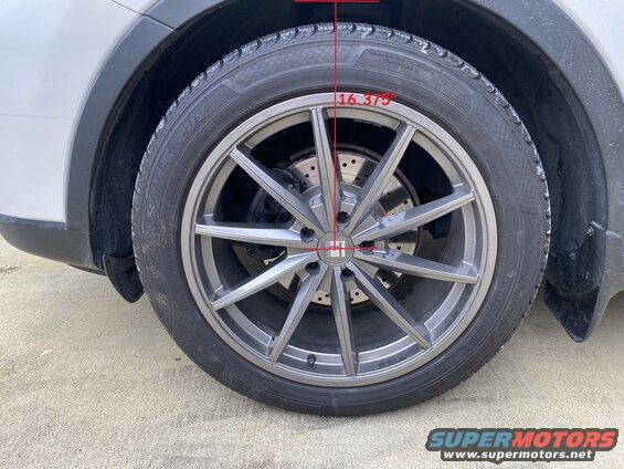 After Lowering: Front @ 16.375" (drop of 1.625")