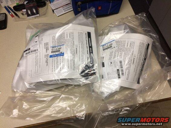 Mazda OE mud guards. Front part #TD11-V3-450F. Rear part #TD11-V3-460F.