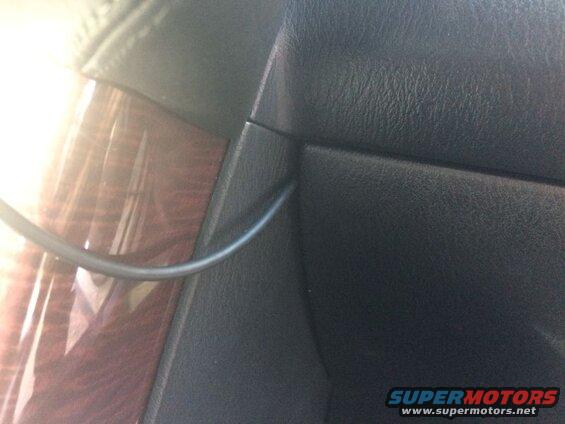 Used some double sided tape to hold the cable in placeso it is no longer being pinched.
