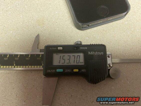 Length, width and thickness with case on.