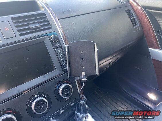 Got this new phone mount; ProClip #721084. Still have to run the power wire properly.