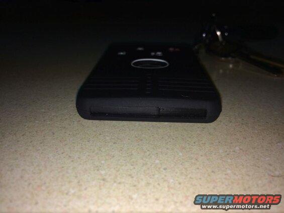 The case will keep the key in place. I had to tape in place as it kept falling out.