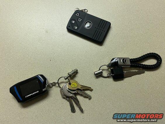 The smart-key fob has been acting up lately (not communicating with the vehicle), leaving me to have to pull out the emergency key to start the vehicle. This was getting old, so I made the key so it could go on my key ring.