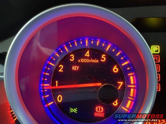 When I use remote start, the "key" light sometimes comes on when the key is inserted.