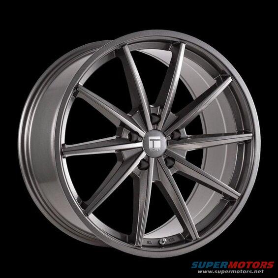 Dark gray Touren alloy wheel with multiple spokes