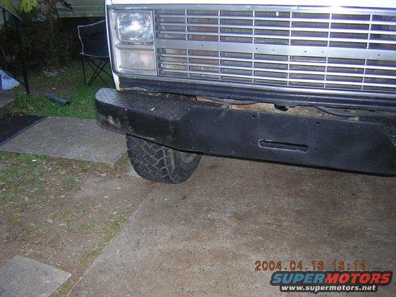 1984 Chevrolet Blazer front grille and bumper