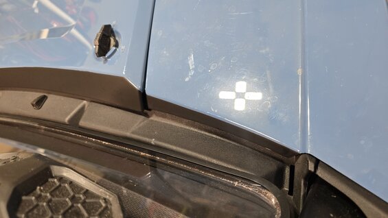 3M 2080 Dead Matte Black Vinyl -reduce sun glare from hood.