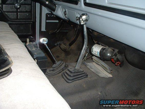 b&m shift kit installed 2 years ago it is a C6 heavyduty.205 divorced transfercase, dana 44 heavy duty with closed knuckles in the front, dana 60 full floater in the rear. 