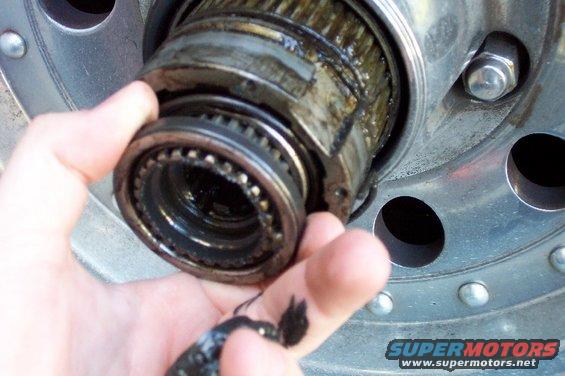 Pull the hub out