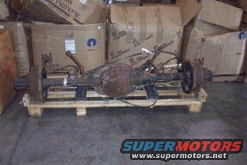 10.25 From 1996 F-250, 3.55 with Limited Slip, will be upgraded to 4.10s
