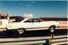 1967 Ford Fairlane - A white coupe is on the drag strip, with "11.99" written on the window.