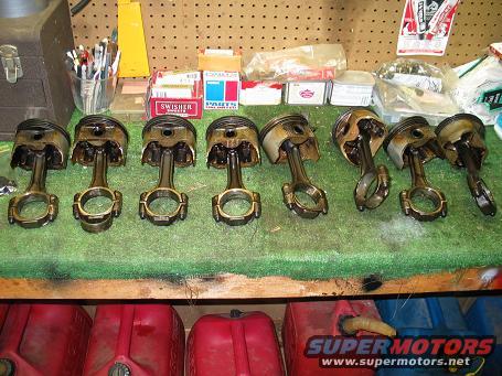 Original 350 Pistons