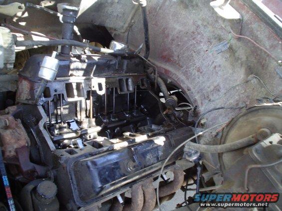 pulled the intake and carb to swap the performer into the car before selling this POS