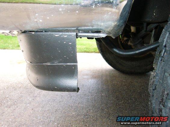 Custom Fender Trimming, so 33's won't rub