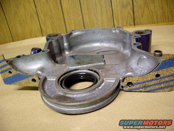 img_0131.jpg All clean and painted. I glued the cork oil pan corner gaskets on the night before so it'd be one less thing slipping around as I bolt everything up.  Trim them small and let the RTV into the corners.