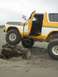 1978 Ford Bronco - This 1978 Ford Bronco is shown on a beach with its front tire resting on a large log.