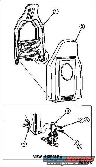 latchseatfr96.jpg front capt/bucket seat back latch 96