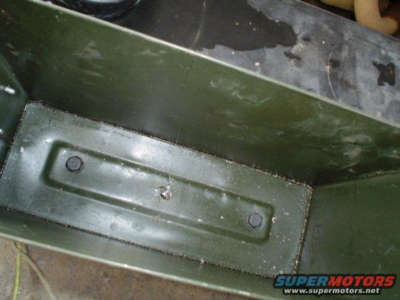 Ammo can bolted in