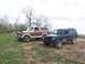 1984 Ford Bronco - My buddies Jeep and my bronco taking a rest...