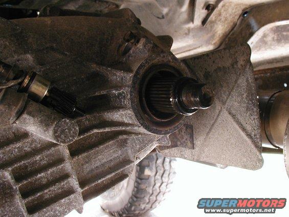 after rear yoke was taken off