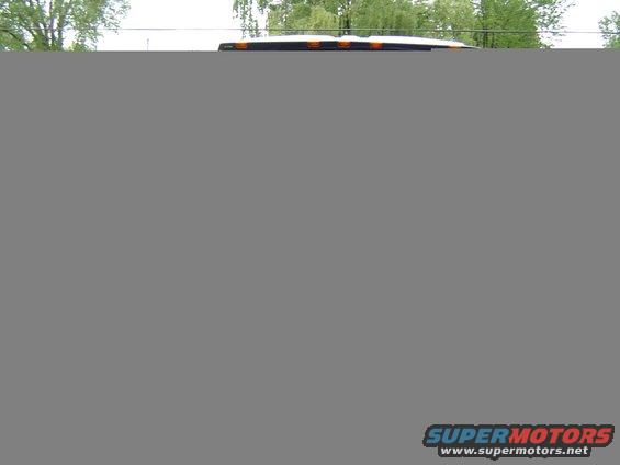 1986 Ford Bronco roof with amber light bar