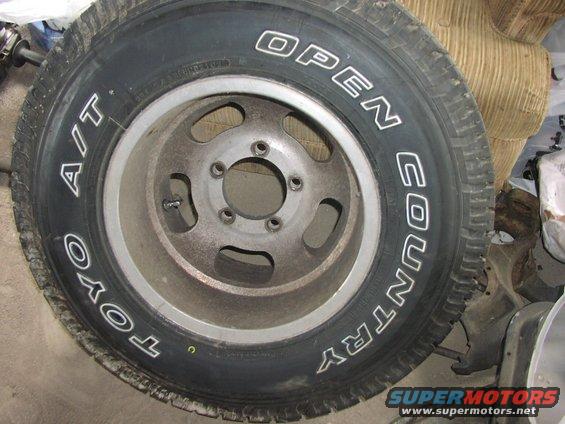 Toyo Open Country A/T tire on a 5-lug wheel