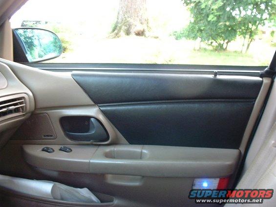 Two-tone door panels