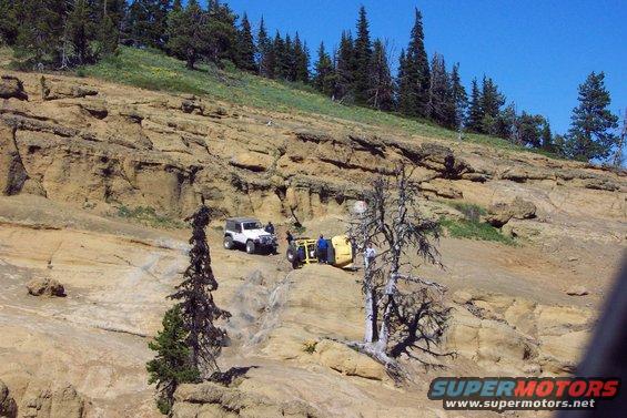 dcp_0565.jpg Hip Flops onto Side as Reaching Top of Funny Rocks Notch. (6/26/2004)