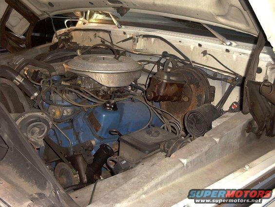 Her engine, nice and clean.
