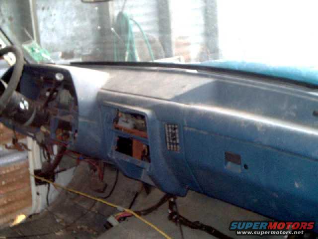 dash-instrument cluster sold, radio & A/C controls removed