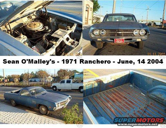 Here is a little photo set of the good one taken last year. Of the 3 I started with, this was the only one with absolutely no rust in the bed or the floors. How weird is that. THe drivers quarter was smashed and then somebody put a gallon of Bondo (at least) on there. I am putting a quarter from Rancho #2 on it.