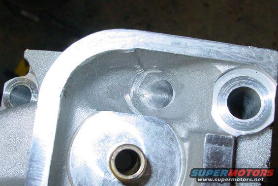Modified Oil Return Hole - 427 Shelby Aluminum