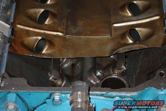 Front of Lifter Valley Tray - for Roller Hydraulic Cam 427 FE 