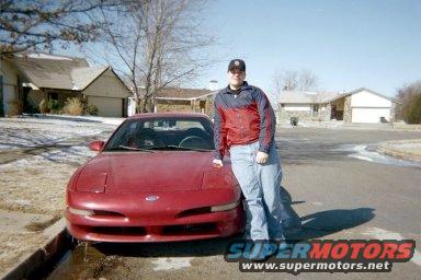 Me and my car in January '04... Man, was it cold...