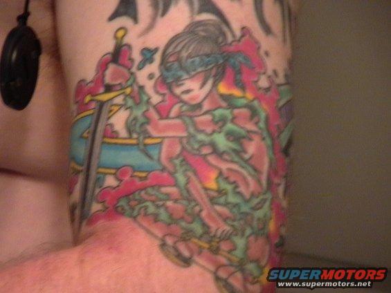 right arm lower sleeve