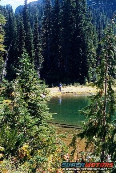Fishing the high lake.