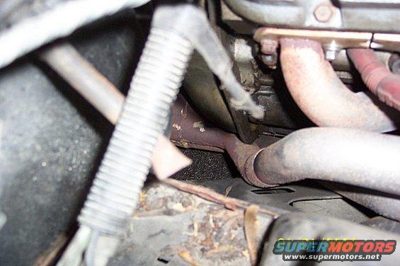 Close-up of exhaust pipes and manifold under a vehicle