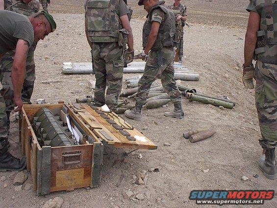 picture-019.jpg Shaped demo charges and captured ordinance.